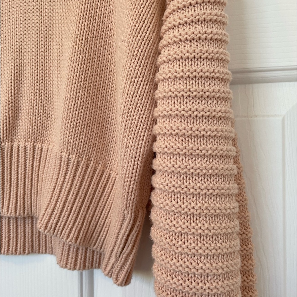 Topshop Light Pink Knit Sweater Size US 4 - Picture 5 of 8